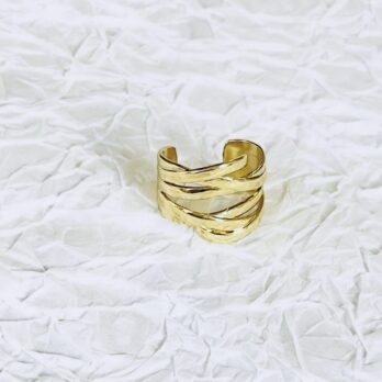 Nila Ring – 14K Gold Plated Stainless Steel